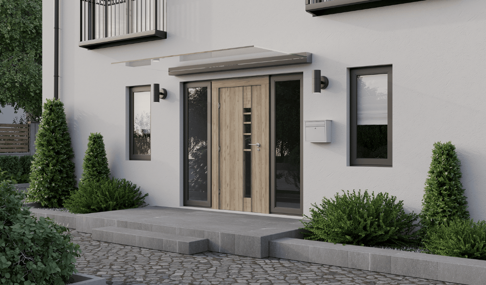 Vordach Freihängend